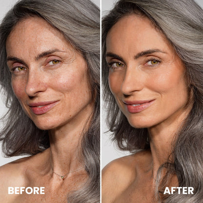 Color Changing Foundation for Mature Women – Instantly Adapts to Your Skin Tone – Buildable Light-to-Medium Coverage – 12-Hour Wear – Natural Dewy Finish – Hypoallergenic
