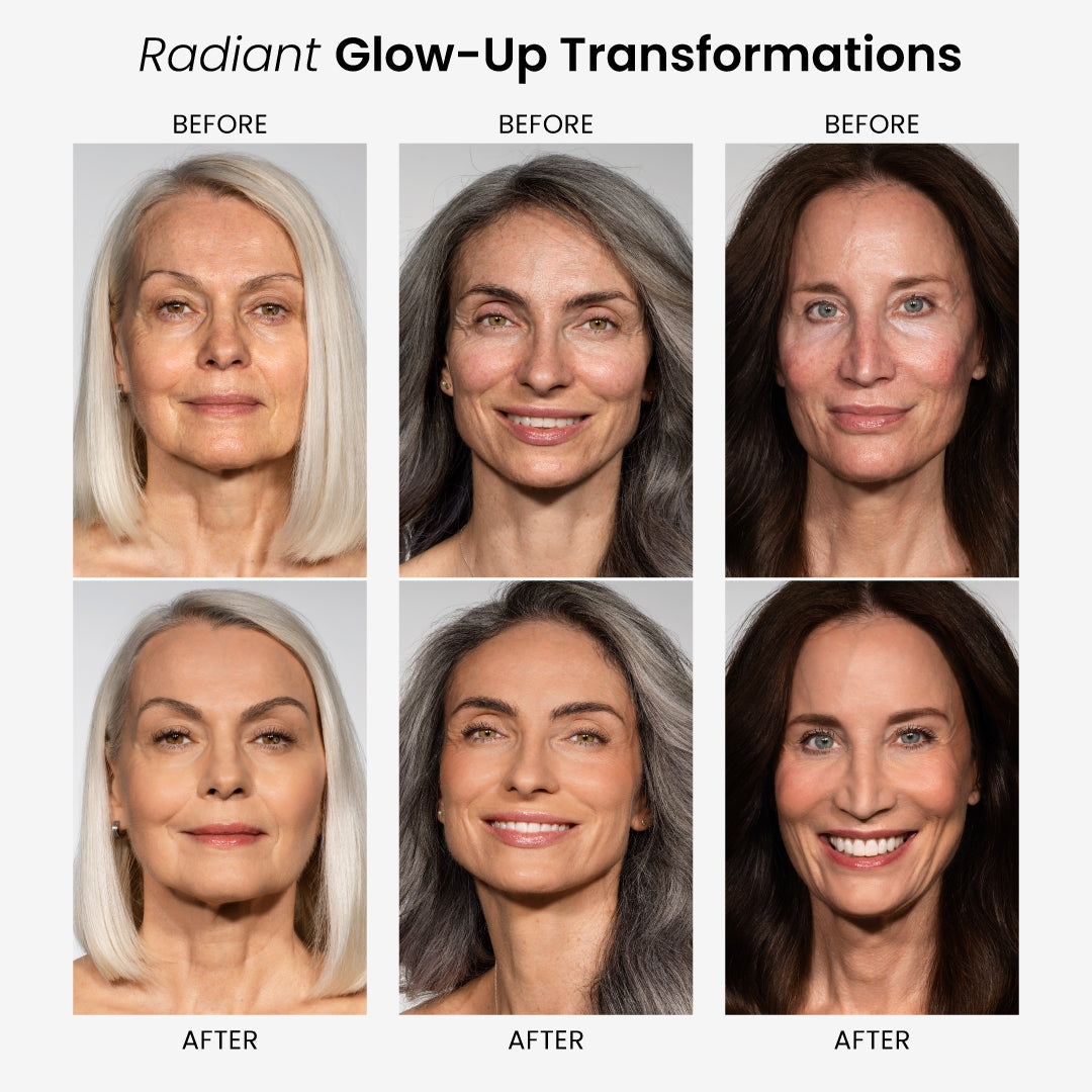 Color Changing Foundation for Mature Women – Instantly Adapts to Your Skin Tone – Buildable Light-to-Medium Coverage – 12-Hour Wear – Natural Dewy Finish – Hypoallergenic