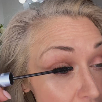 PrimeLash Mascara for Older Women – Volumizing, Incredible Length in 2 Coats – Long-Stay, Zero Clumps, Hypoallergenic (Black)